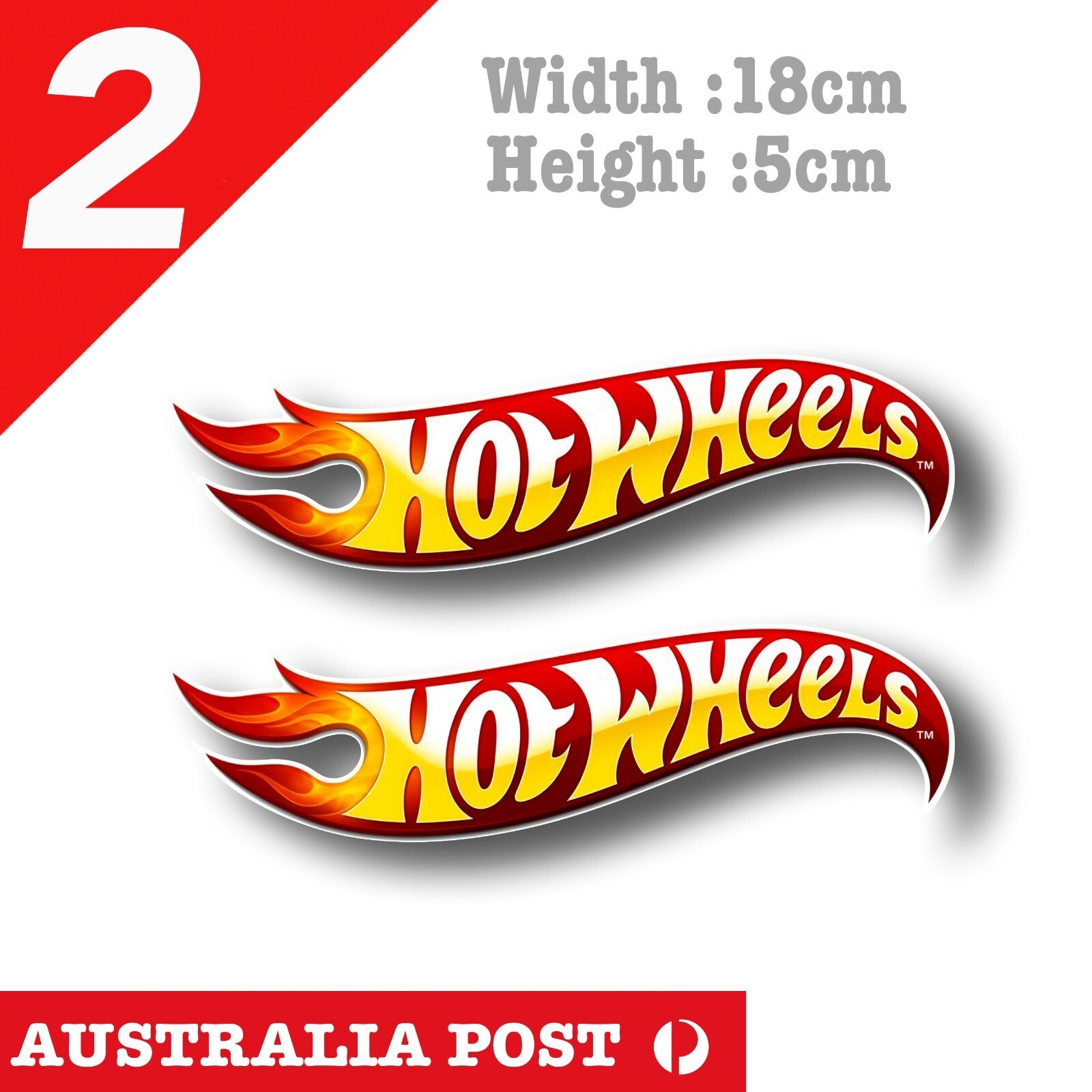 Hot Wheels Banner Vinyl  Stickers