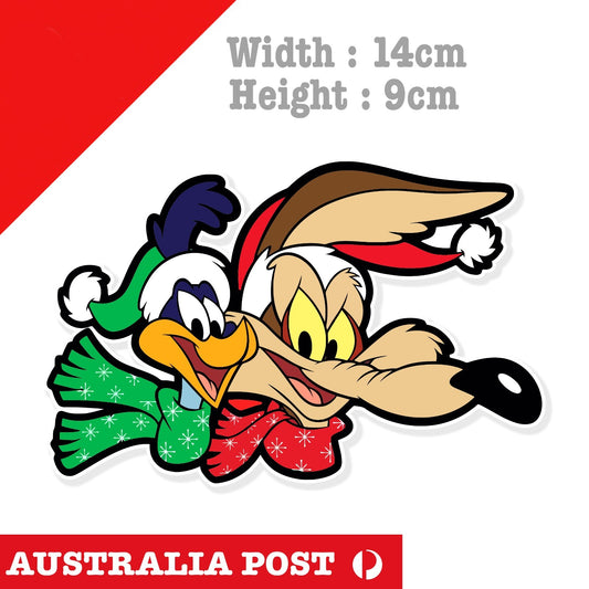 Road Runner & Wile E Coyote ACME Team  Sticker