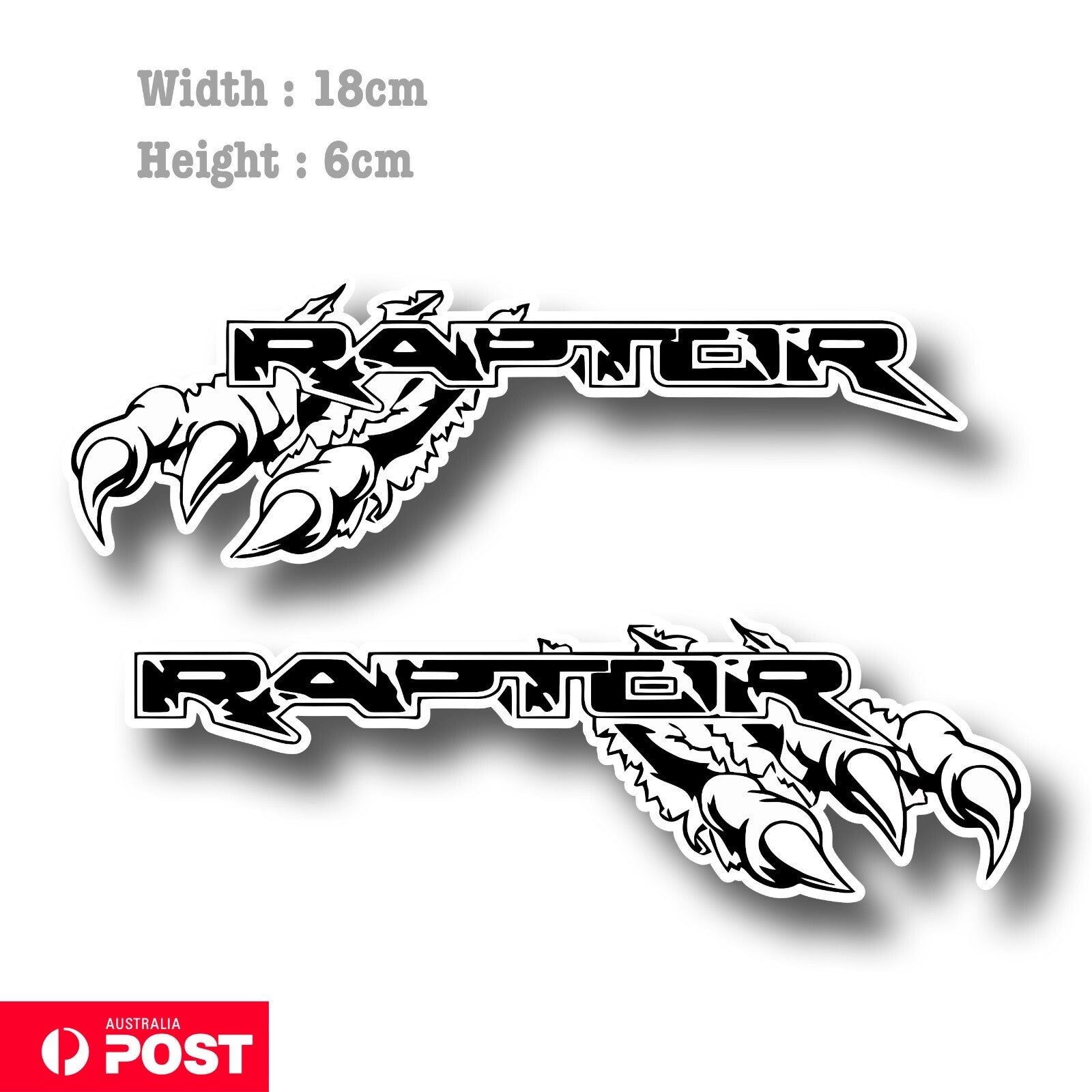 Ford Raptor Monster Claws 4x4 Off Roading Logo  , 4x4 4WD  Decal Sticker