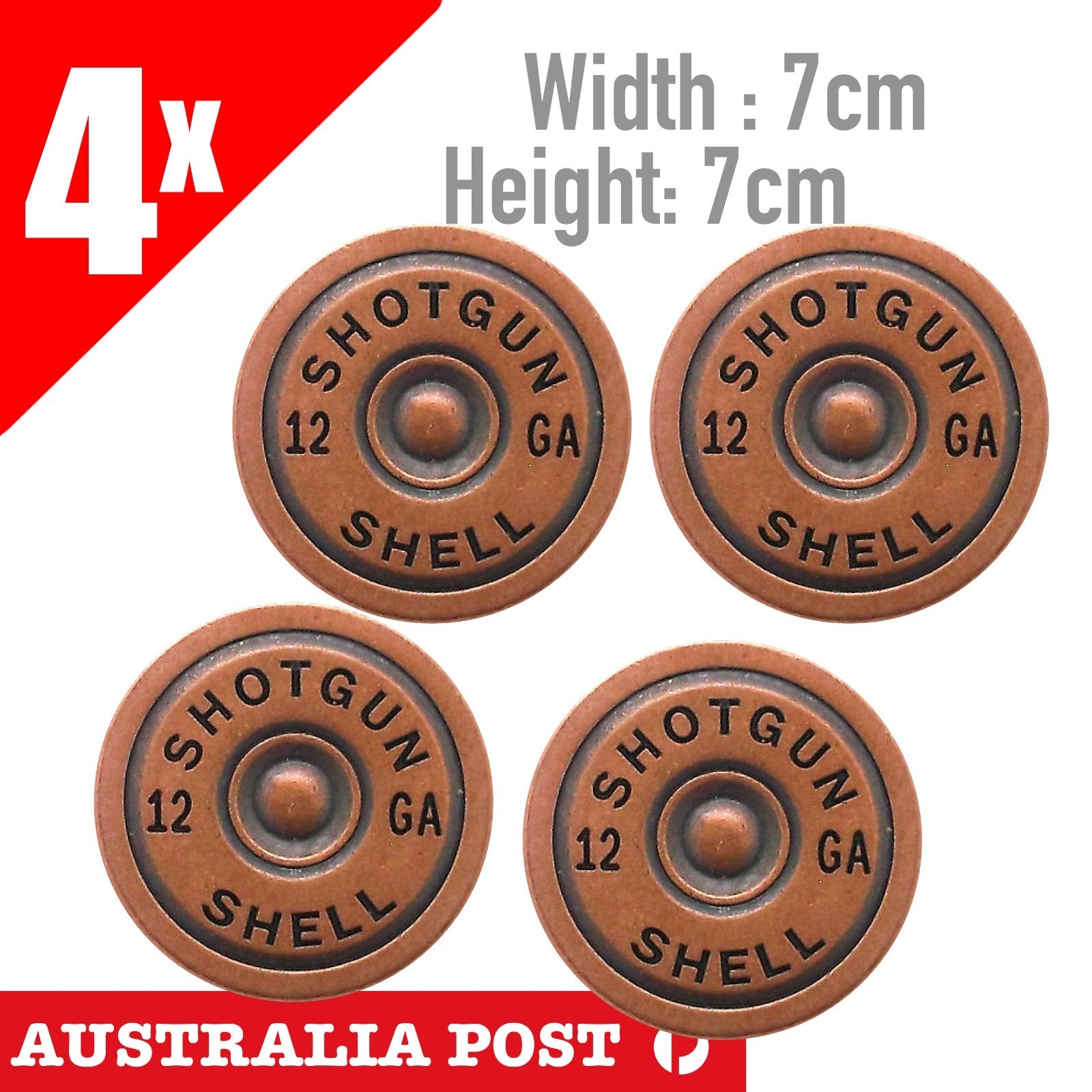 12 GUAGE SHOTGUN SHELL BULLET  WINCHESTER REMINGTON 4x Stickers