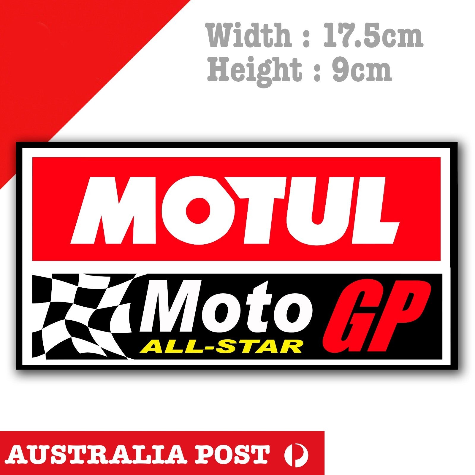 MOTUL MotoGP All Star Motorcycle Logo Sticker