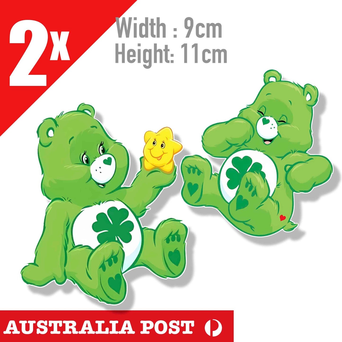 Care Bear Good Luck Bear, Cute Care Bear Sticker