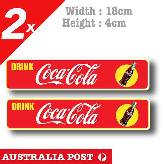 Drink Coca Cola Sign Vintage Retro Decal Sticker