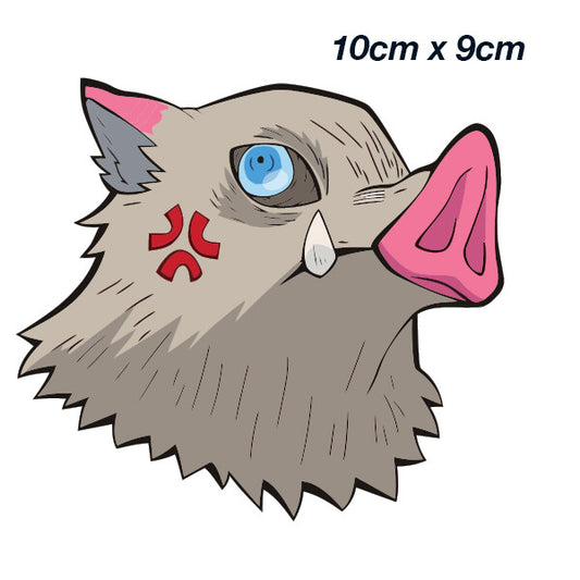 Demon Slayer INOSUKE Hashibira Anime Laptop , Car  Decal Sticker 