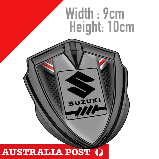 SUZUKI Sport Dark Badge Logo Racing Gold  Stickers