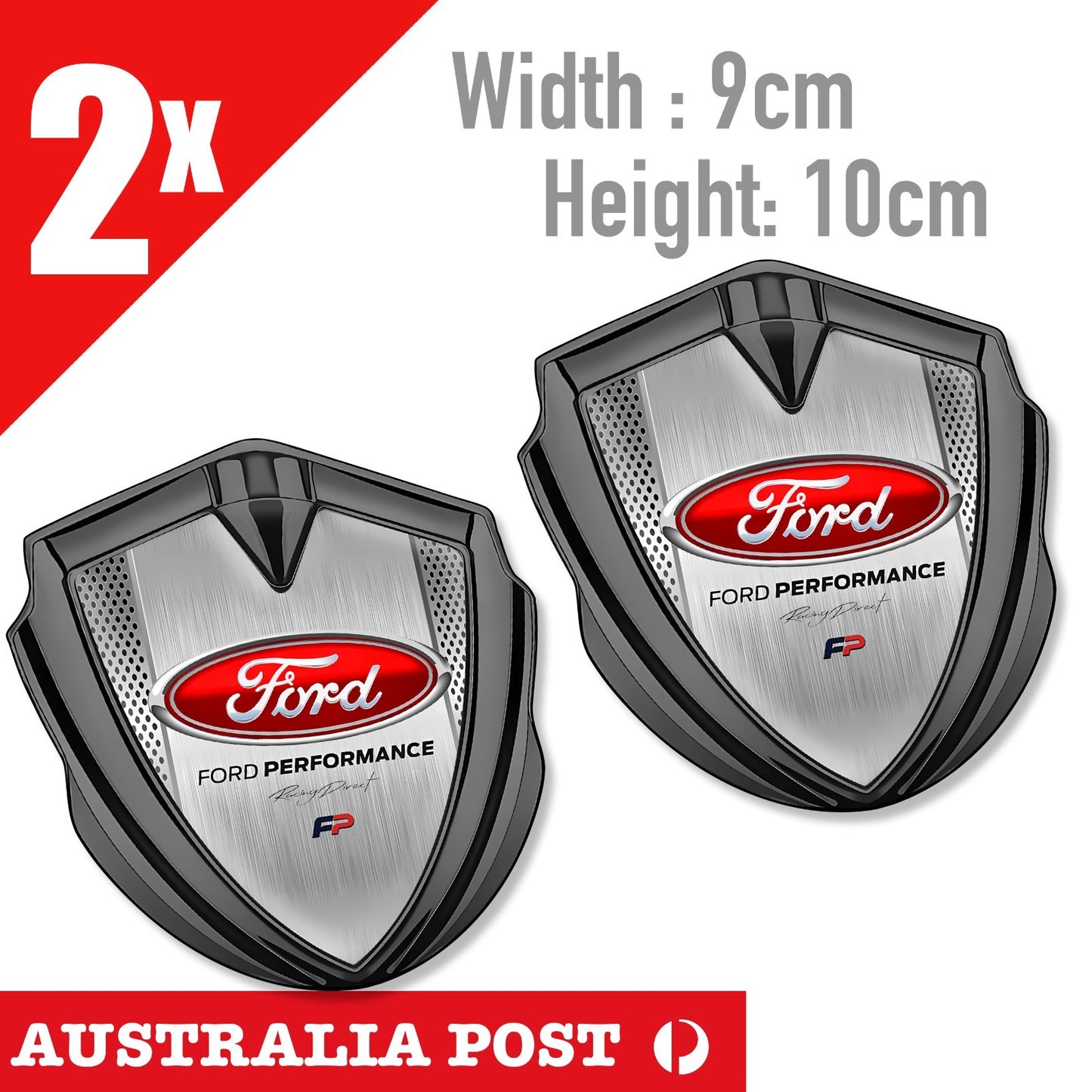 Ford Mustang RED Logo , Ford Mustang Pony RED Logo Sticker