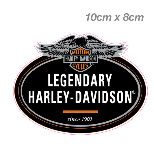 Legendary Harley Davidson Laptop , Car  Vinyl  Sticker 