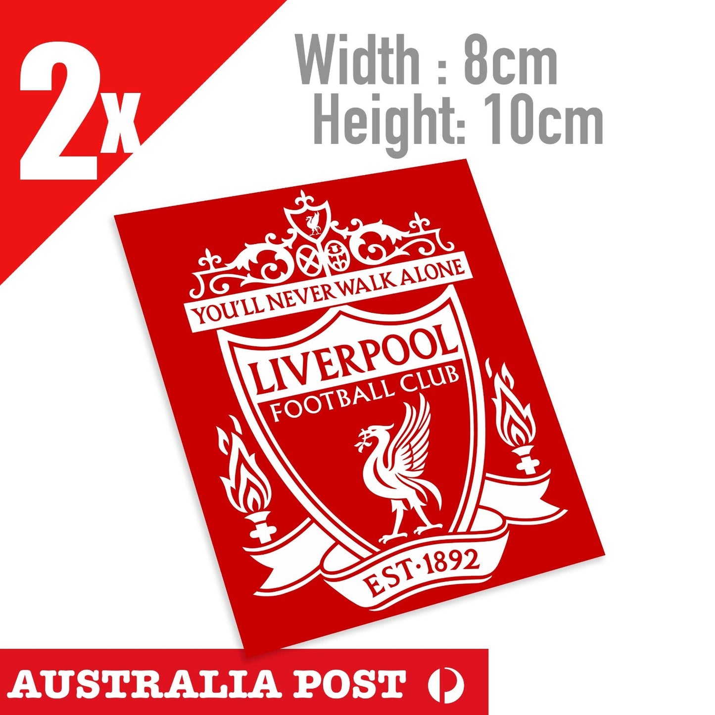 LIVERPOOL FC LFC VINYL DECAL STICKER CHAMPIONS LEAGUE Stickers