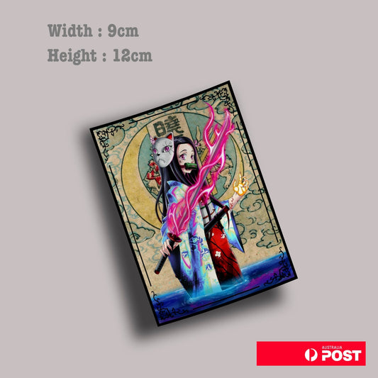 Demon Slayer - Nezuko Kamado JDM , Anime JAPAN  Vinyl  Sticker 