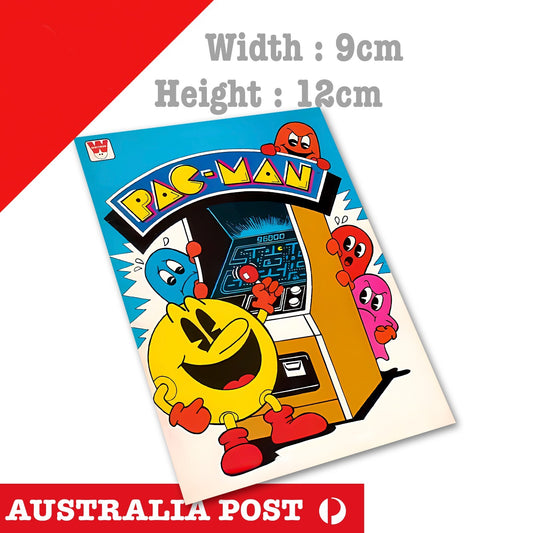 Pacman Arcade Funny Laptop Retro Gaming Vintage, Old Arcade Sticker