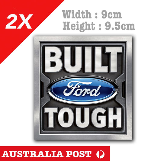 FORD Logo BULT TOUGH Logo, Ford Logo x2 Stickers