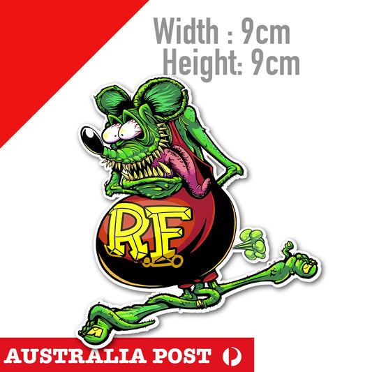 Rat Fink Fart Sticker