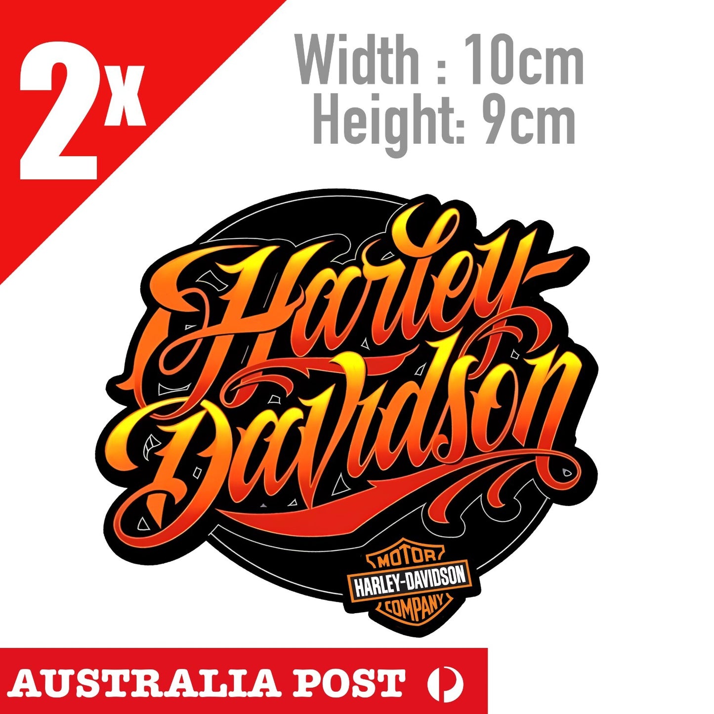 Harley Davidson Motorcycle Flame Logo, Fuel Tank, Helmet, Motorcycle Stickers