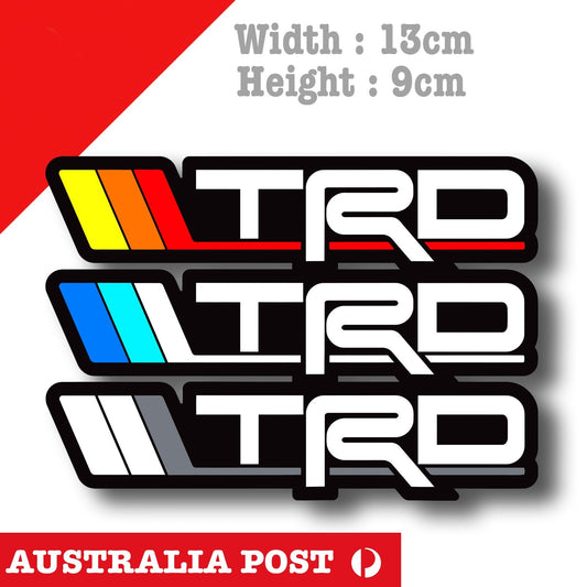 TOYOTA TRD Vintage Logo, 4WD, 4X4, Hilux, Off Road Sticker