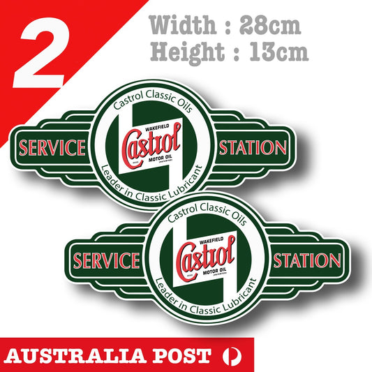 CASTROL Motor Oil Service Station Logo, Castrol Logo Stickers