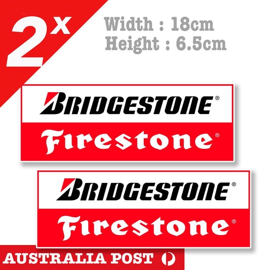 Bridgestone Firestone Logo Laptop , Car  Vinyl  Sticker 