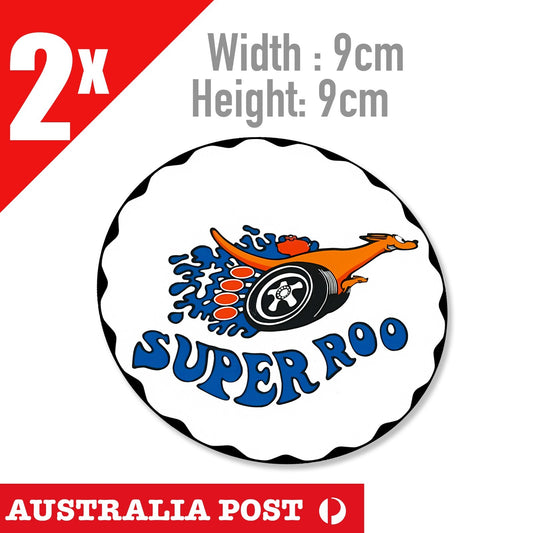 Super Roo, Classic GT-HO Ford WX XY Falcon Super Roo Round Stickers