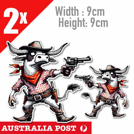 TEXAS LONGHORN Cow Funny Farm Cowboy Animal  Decal Sticker