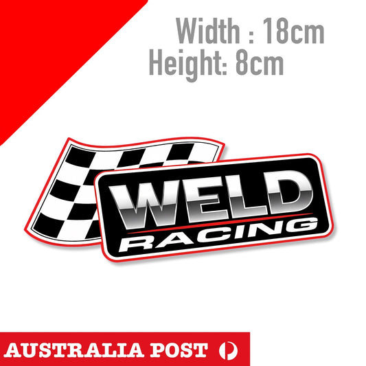 WELD RACING TIG TOOLBOX  FORD HOLDEN BEER FRIDGE MANCAVE  Sticker