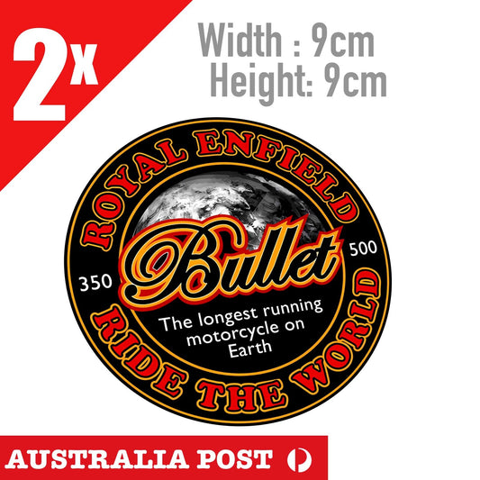 Royal Enfield Since 1901 Logo , Oil , Motorcycle Round Stickers