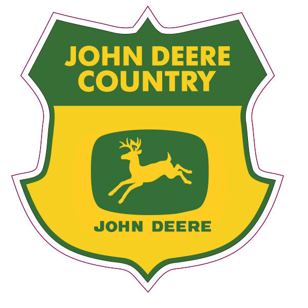 John Deere Country Logo  Laptop , Car  Decal Sticker 