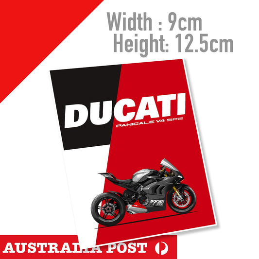 Ducati Panigale V4 SP2 Bike, Motorcycle, Helmet MotoGp Sticker