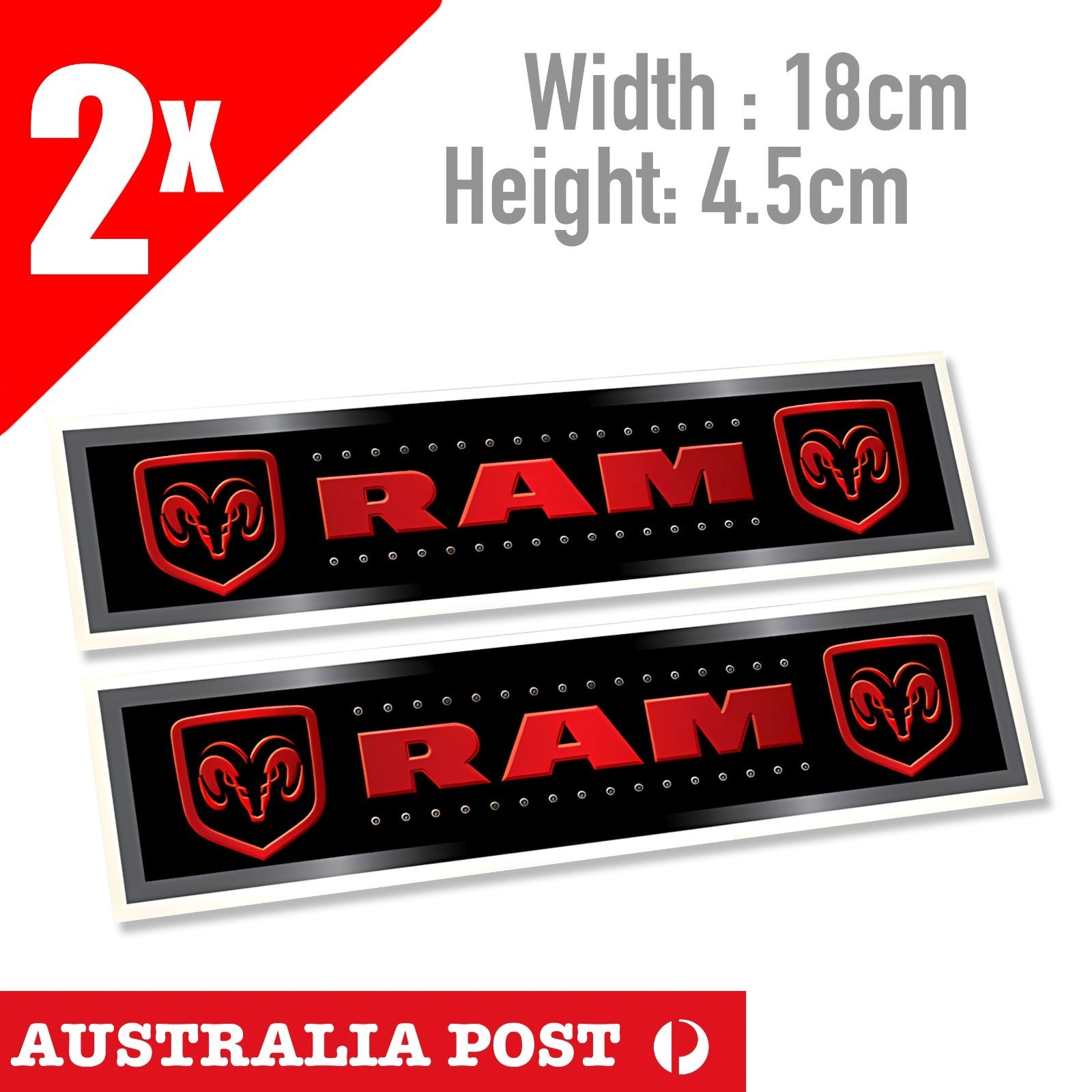 DODGE RAM Banner truck Banner Sticker
