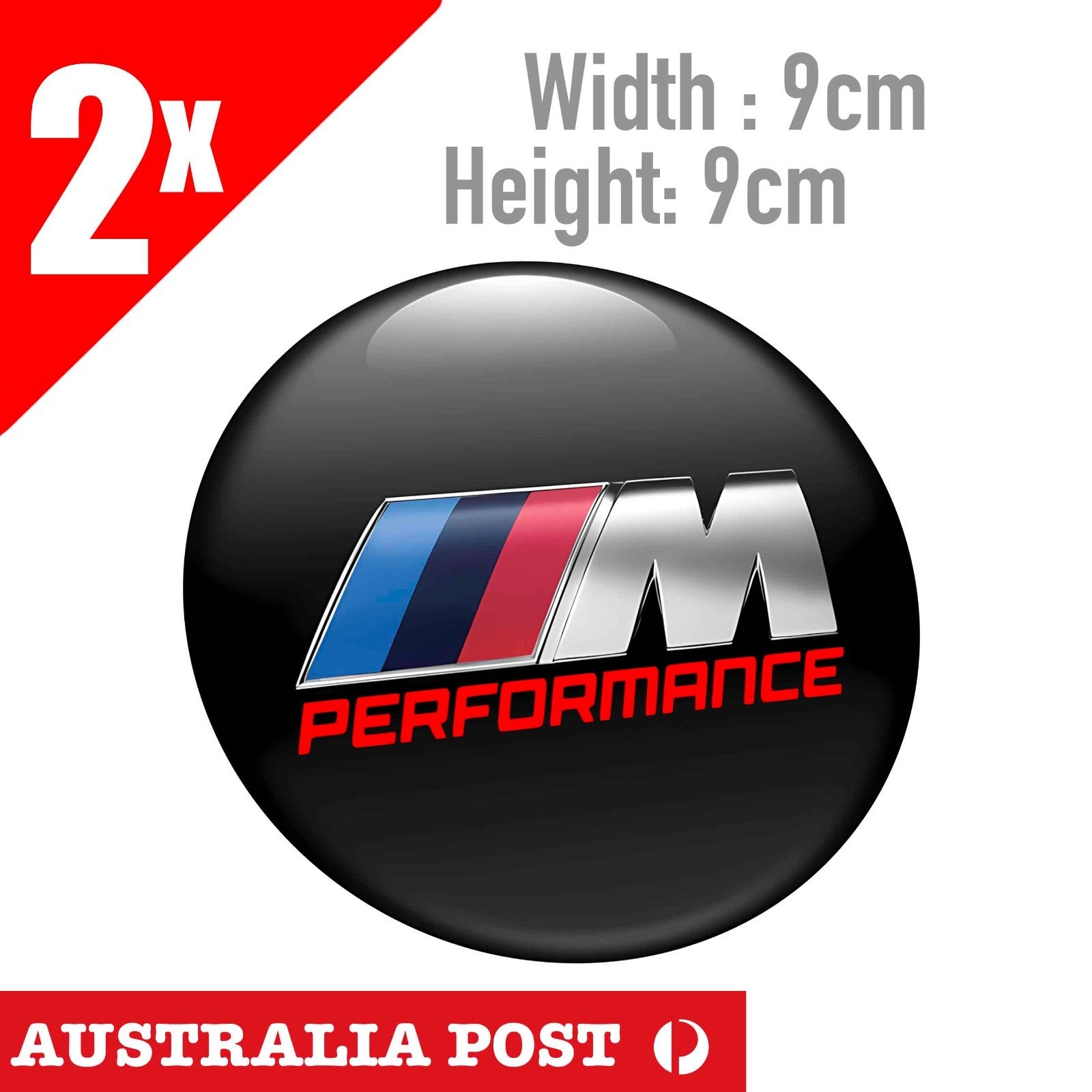 BMW M3 Performance, BMW Logo  round Sticker