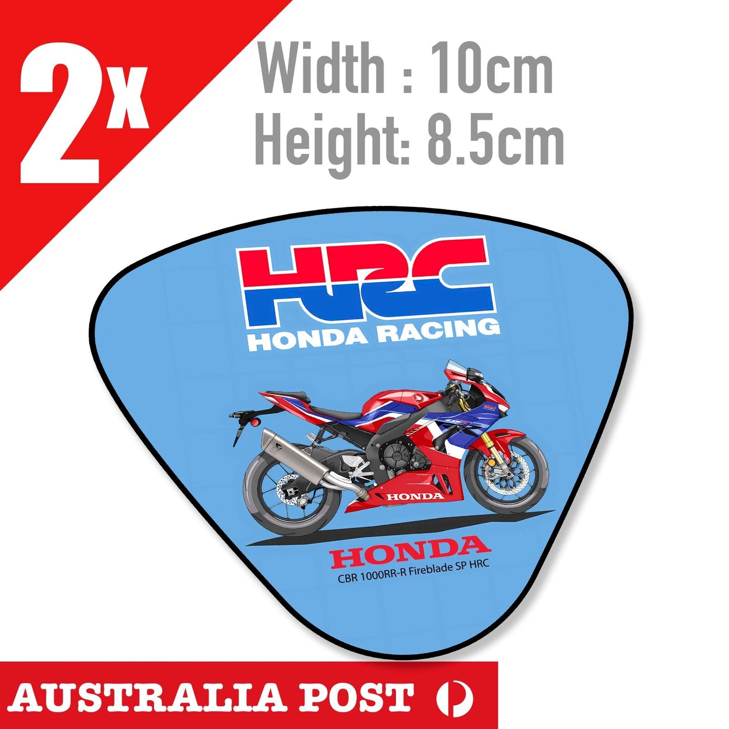 Honda CBR 1000RR-R Fireblade SP HRC Motorcycle, HONDA Logo Sticker
