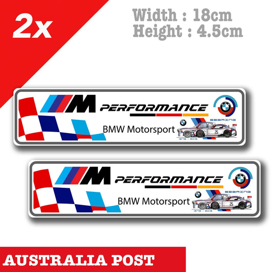 BMW Motorsport PERFORMANCEm BMW Logo Stickers