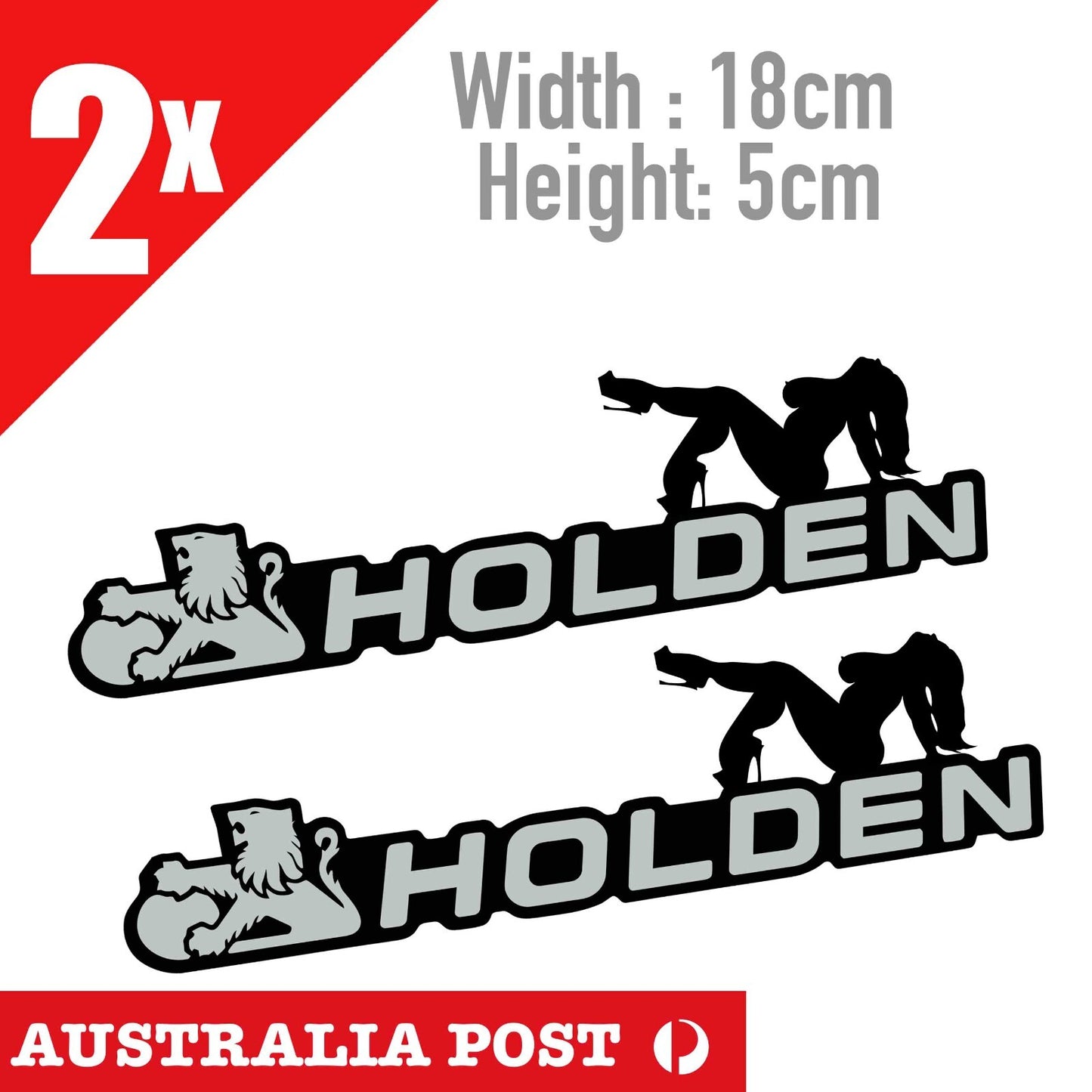HOLDEN Vintage old logo Sexy Thick Girl Stickers