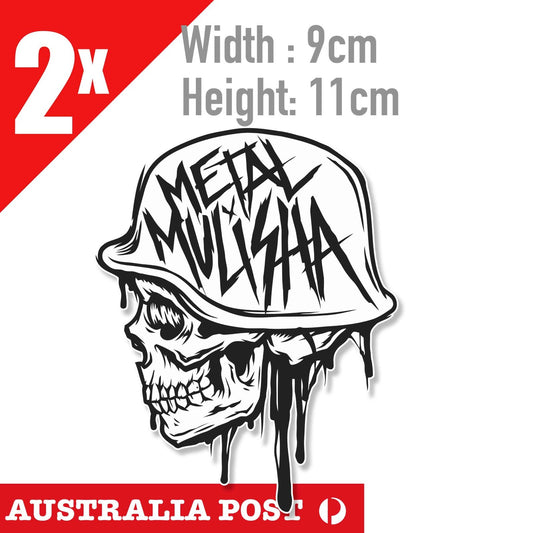 Metal Mulisha Skull,Motocross Dirt Bike 4x4 Off Road, Fuel Tank, Helmet Stickers