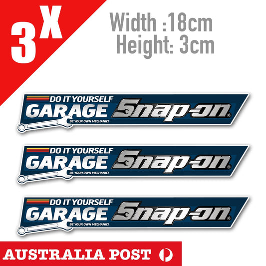 SNAP ON TOOLS Stickers Do it Yourself, Garage, Mechanic Stickers