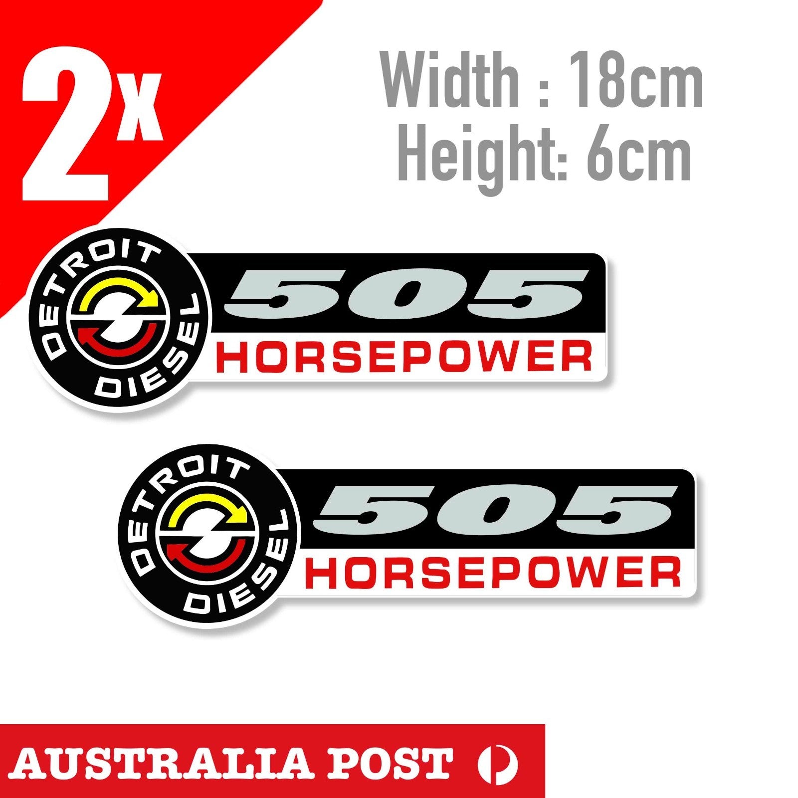 Detroit Diesel Hosepower SERIES 505 Engine Automotive Gas Oil Service ...