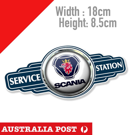 SCANIA Vintage Service Sign  Sticker
