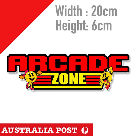 Arcade Zone Retro Game PAC-MAN & Ms PAC-Man Sticker
