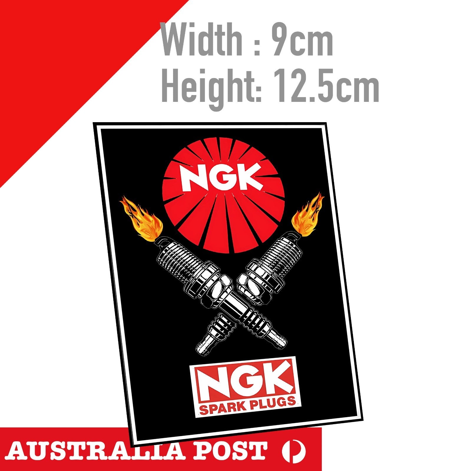 NGK Spark Plugs Logo  Sticker