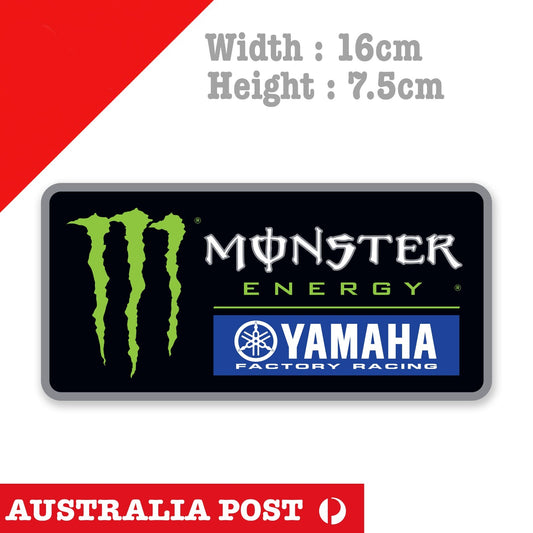 Monster Energy Drink YAHAMA Factory Racing Motorcycle Sticker