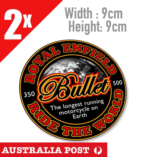Royal Enfield Bullet 350 ,500, Motorcycle, Fuel Tank Decal Stickers