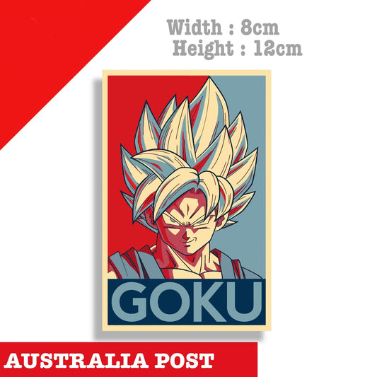 Goku  Poster , Dragon Ball Z Laptop , Car  Decal Sticker