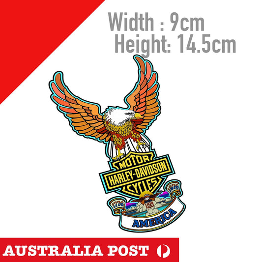 Harley Davidson Motorcycle EAGLE America, Fuel Tank Decal Sticker