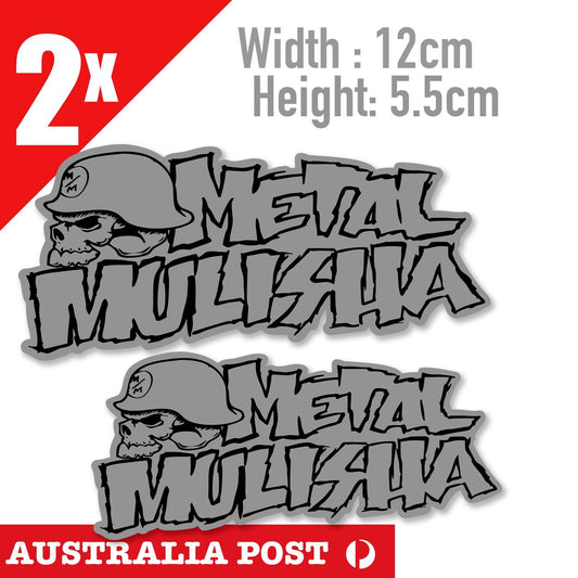 Metal Mulisha ,Motocross Dirt Bike 4x4, Off Road  Australian Flag Helmet Sticker