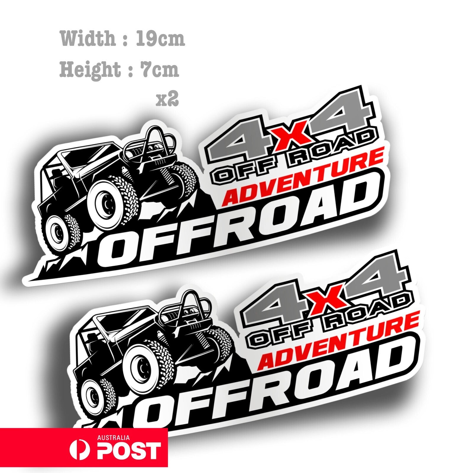 JEEP Wrangler , 4X4 Off Roading Adventure Jeep  4WD 4x4 Decal Sticker