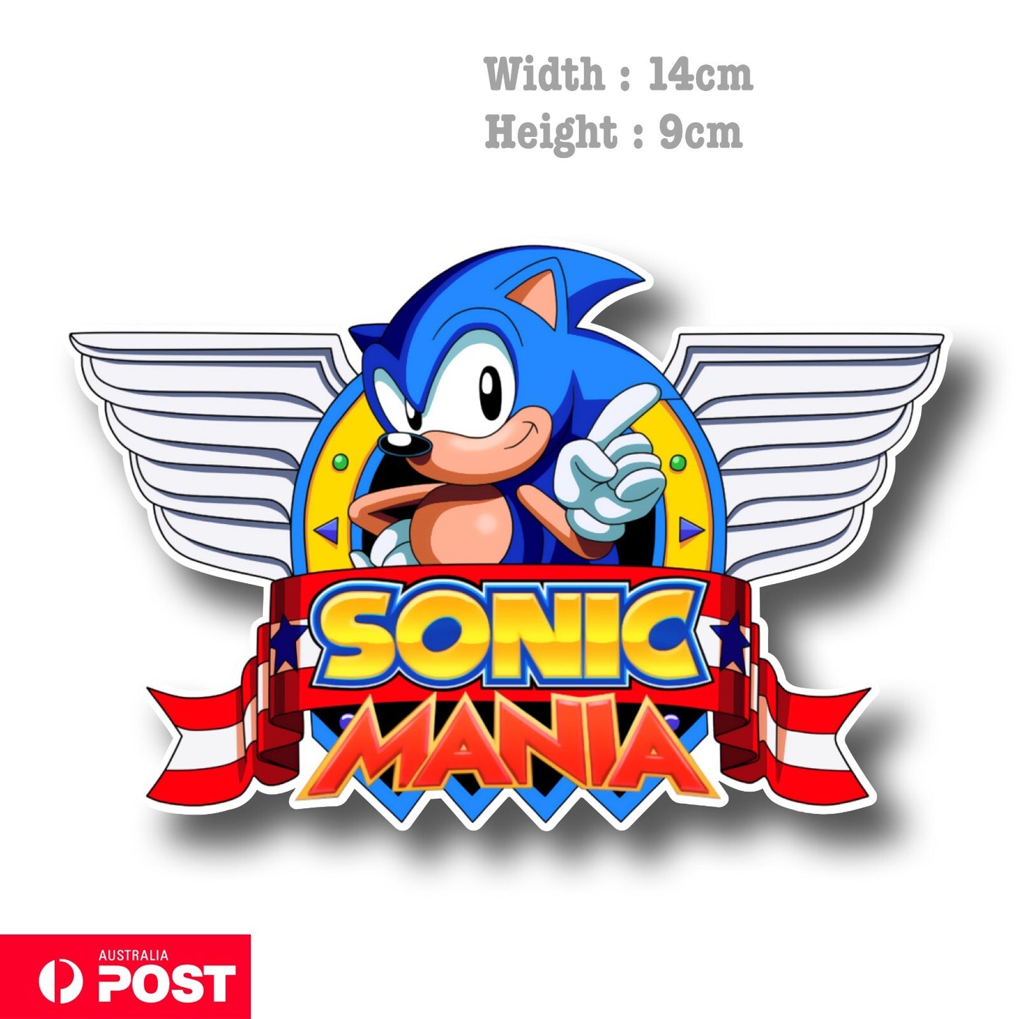 Sonic the Hedgehog Logo - Sega Game Logo Decal Sticker