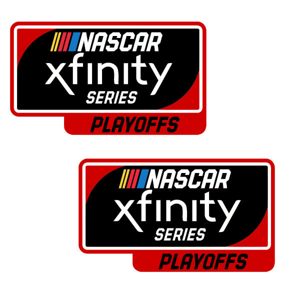 NASCAR Xfinity Series Playoff Logo x2   Laptop , Car  Decal Sticker 