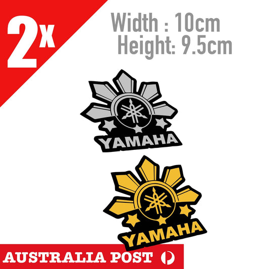 Yamaha Factory Racing Logo GOLD Motorcycle  Logo  Stickers