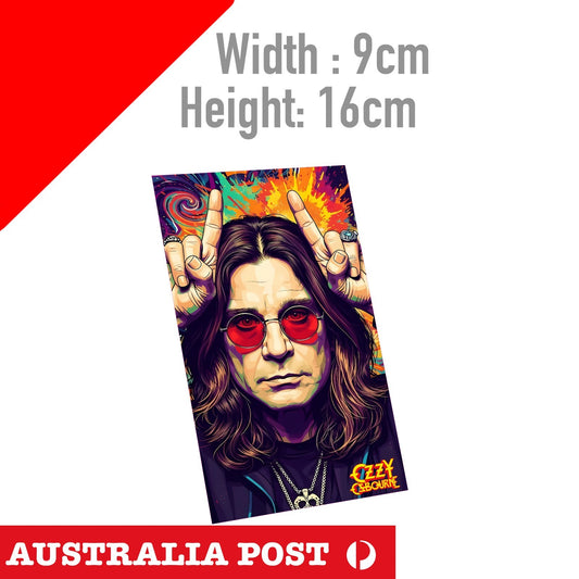 Ozzy Osbourne sticker heavy metal Banner  Sticker