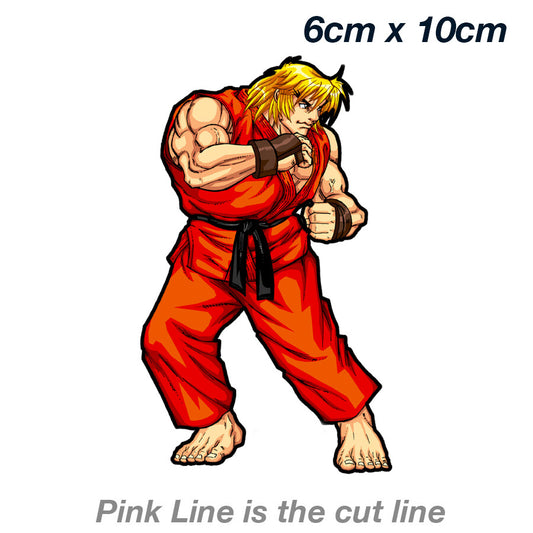 Street Fighter - Ken Master Sticker 