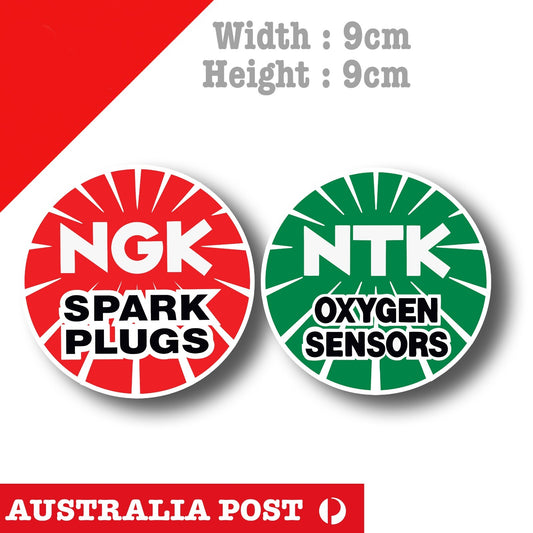 NGK SPARk PLUGS - NTK Oxygen Sensors Logo Sticker