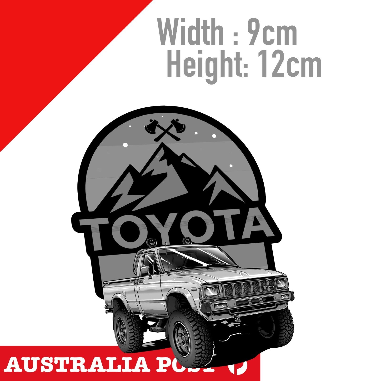 Toyota HILUX TRD Adventure 4WD Logo, 4x4 Off Road, Hilux Toyota Sticker